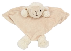 schaap knuffeldoekje - 24 cm